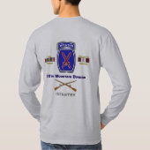 10. Gebirgsabteilung Irak & Afghanistan Veteran T-Shirt (Rückseite)