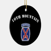 10. Gebirgsabteilung Keramikornament (Rechts)