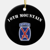 10. Gebirgsabteilung Keramikornament (Vorne)