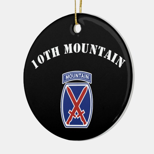 10. Gebirgsabteilung Keramikornament (Links)