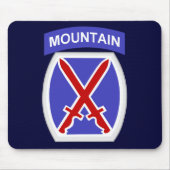 10. Gebirgsabteilung Mousepad (Vorne)