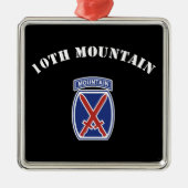10. Gebirgsabteilung Ornament Aus Metall (Vorne)