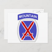 10. Gebirgsabteilung Postkarte (Vorne/Hinten)