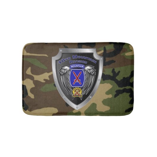 10. Gebirgsdivision Badematte (Vorderseite)