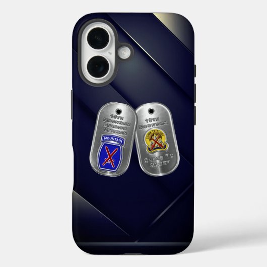 10. Gebirgsdivision Case-Mate iPhone Hülle (Rückseite)
