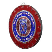 10. Gebirgsdivision „Climb To Glory“  Dartscheibe (Vorderseite rechts)