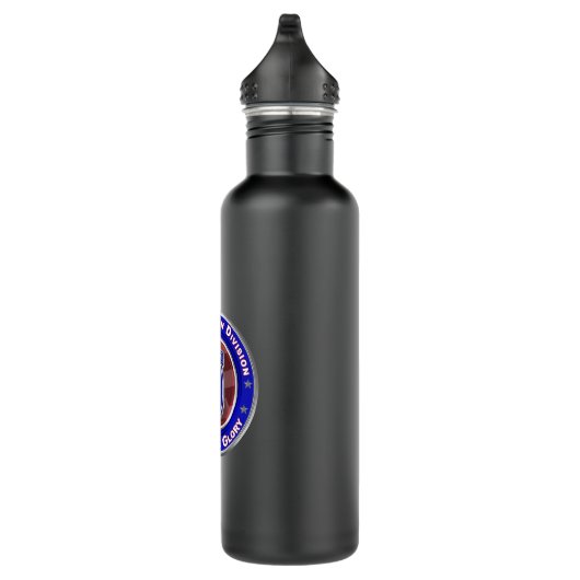 10. Gebirgsdivision "Climb to Glory"  Edelstahlflasche (Rechts)