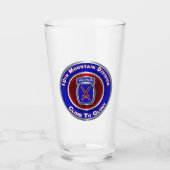 10. Gebirgsdivision „Climb To Glory“ Glas (Vorderseite)