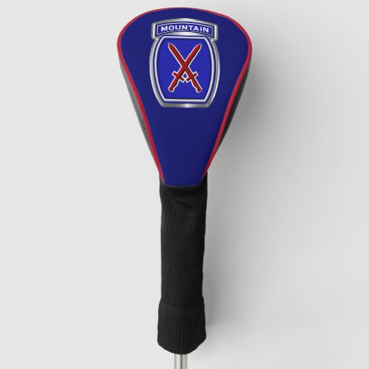 10. Gebirgsdivision Golf Headcover (Vorderseite)