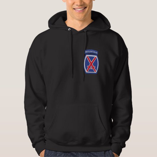 10. Gebirgsdivision Hoodie (Vorderseite)