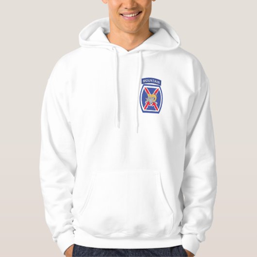 10. Gebirgsdivision Hoodie (Vorderseite)