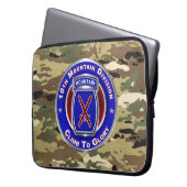 10. Gebirgsdivision Laptopschutzhülle (Vorderseite Links)