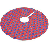 10. Gebirgsdivision Polyester Weihnachtsbaumdecke (Schrägansicht)