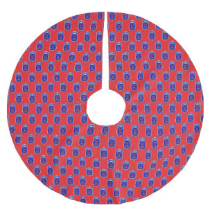 10. Gebirgsdivision  Polyester Weihnachtsbaumdecke