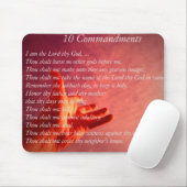 10 Gebot-Mausunterlage Mousepad (Mit Mouse)