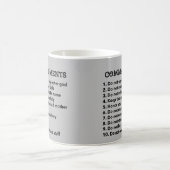 10 Gebote Kaffeetasse (Mittel)