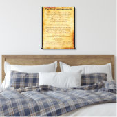 10 Gebote - Leinwand (Insitu (Schlafzimmer))