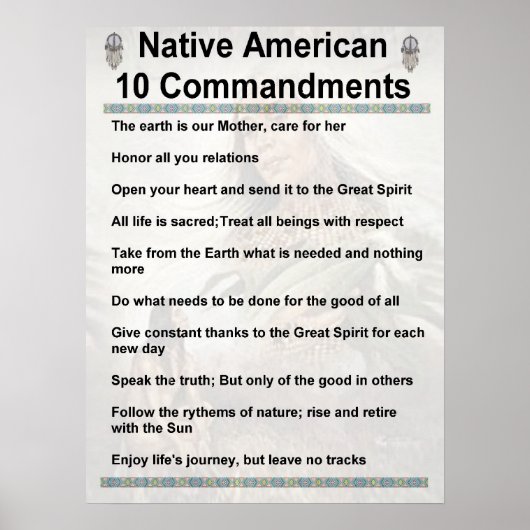 10 Gebote NA Poster (Vorne)