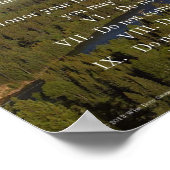 10 Gebote Poster (Ecke)