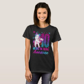 10. Geburtstag 10. Jähriges Mädchen Flossing Einho T-Shirt (Vorne ganz)