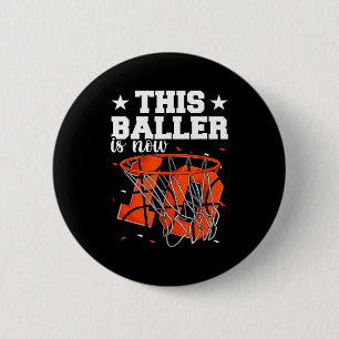 10. Geburtstag Basketball Jungen Baller 10 Jahre a Button