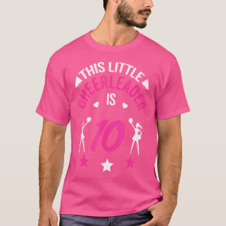 10. Geburtstag Diese kleine Cheerleaderin ist 10 C T-Shirt