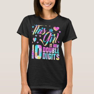 10. Geburtstag dieses Mädchen ist jetzt 10 zweiste T-Shirt
