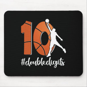 10. Geburtstag Doppelstühle zehn Basketball für Ju Mousepad
