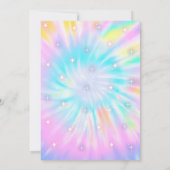 10. Geburtstag Einladung Peace Out Single Digits (Rückseite)