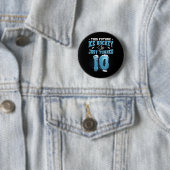 10. Geburtstag Eishockey Button (Beispiel)