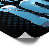 10. Geburtstag Eishockey Poster (Ecke)