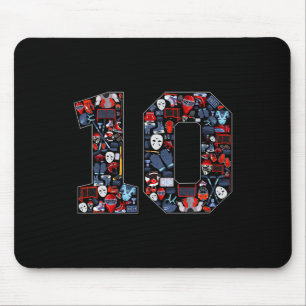 10. Geburtstag Eishockey Thema 10 Jahre alte Party Mousepad