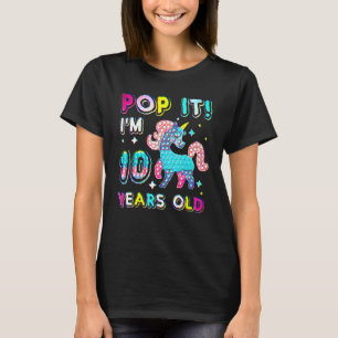 10. Geburtstag Fidget Toy Pop Geburtstag Mädchen 1 T-Shirt