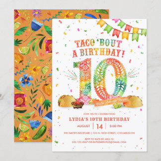 10. Geburtstag Fiesta Einladung