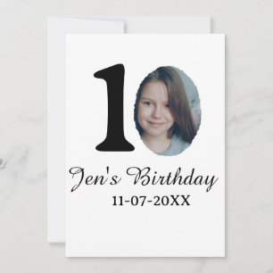 10. Geburtstag Foto kühnen Brief Kindernahrungsdat Einladung