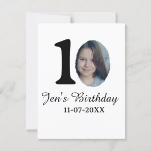 10. Geburtstag Foto kühnen Brief Kindernahrungsdat Postkarte
