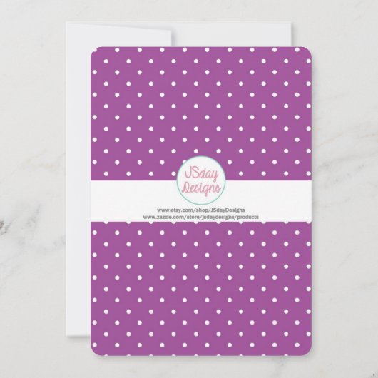 10. Geburtstag Friedensende Single-Ziffern Einladung (Rückseite)