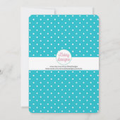 10. Geburtstag Friedensende Single-Ziffern Einladung (Rückseite)