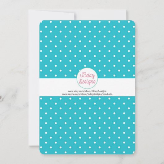 10. Geburtstag Friedensende Single-Ziffern Einladung (Rückseite)