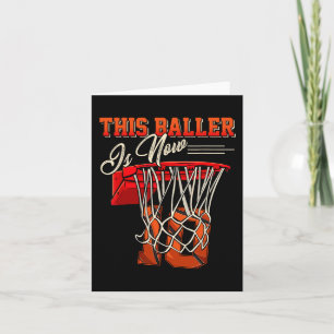 10. Geburtstag für Boy Basketball 10 Jahre altes K Karte