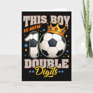 10. Geburtstag Fußball Dieser Junge ist jetzt 10 z Karte