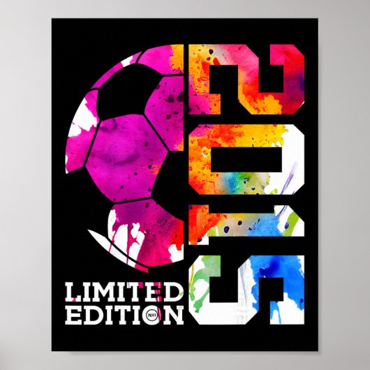 10. Geburtstag Fußball Limited Edition 2015 Poster (Vorne)