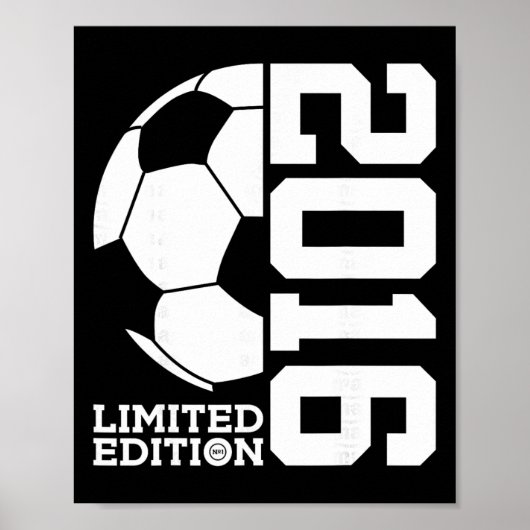 10. Geburtstag Fußball Limited Edition 2016 _1 Poster (Vorne)