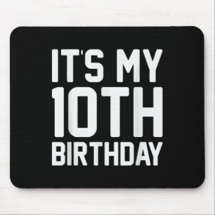 10. Geburtstag Fußballspieler Jungen Party-Feier  Mousepad