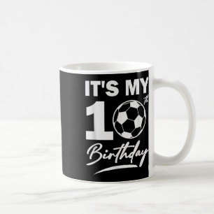 10. Geburtstag Fußballspieler Jungenparty Feier Kaffeetasse