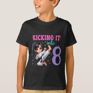 10. Geburtstag Girl-martial Arts Party Karate Taek T-Shirt