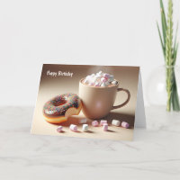 10. Geburtstag heißes Kakao und Donut