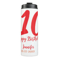 10. Geburtstag Hinzufügen Name Datum Jahr rote Vor