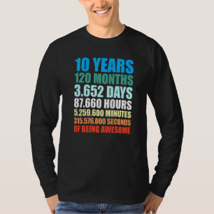 10. Geburtstag Junge 10 Jahre Phantastisch T-Shirt