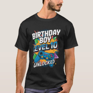 10. Geburtstag Junge Gaming Kinder Jugendliche Stu T-Shirt